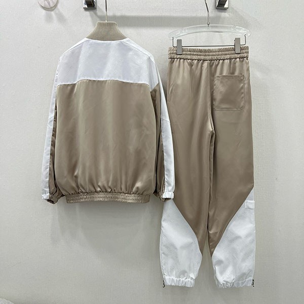 ルイヴィトン カラーブロックジップアップジャケット 激安 上下セット vuo81259